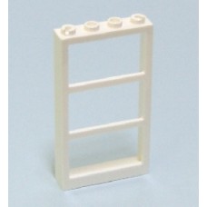 Part 57894 White Window 1 x 4 x 6 Frame with 3 Panes 